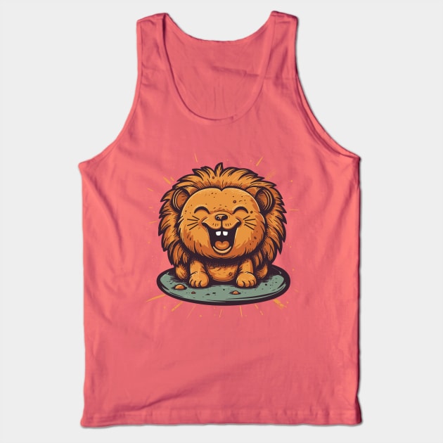 Baby happy laughting lion Tank Top by JORDYGRAPH